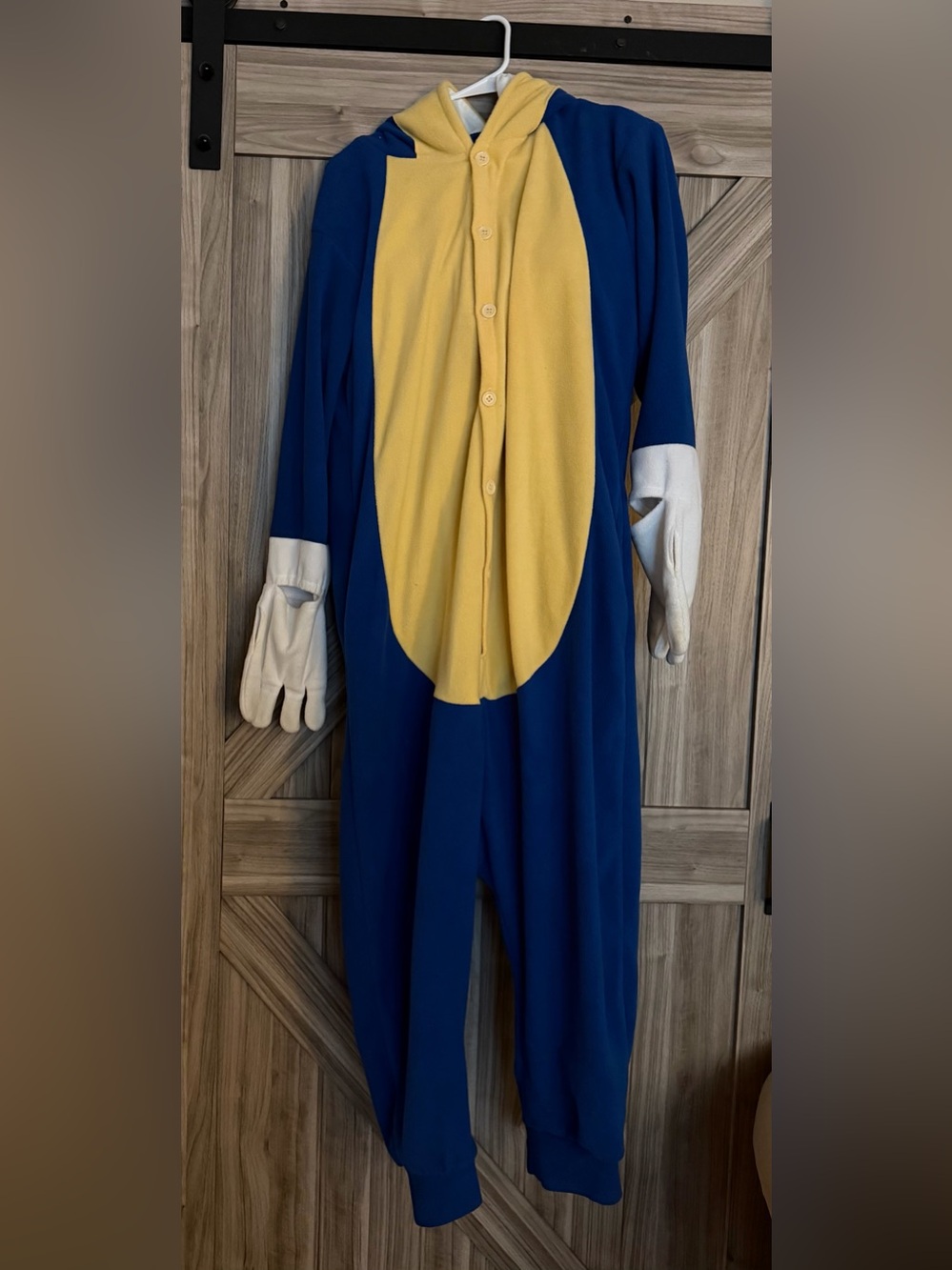 Adult Sonic Costume Onesie